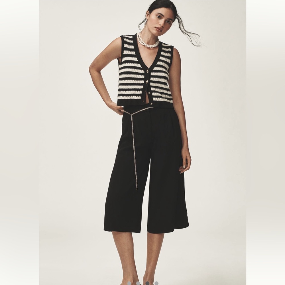 Anthropologie Maeva Pleated Culotte Trousers - Picture 3 of 11